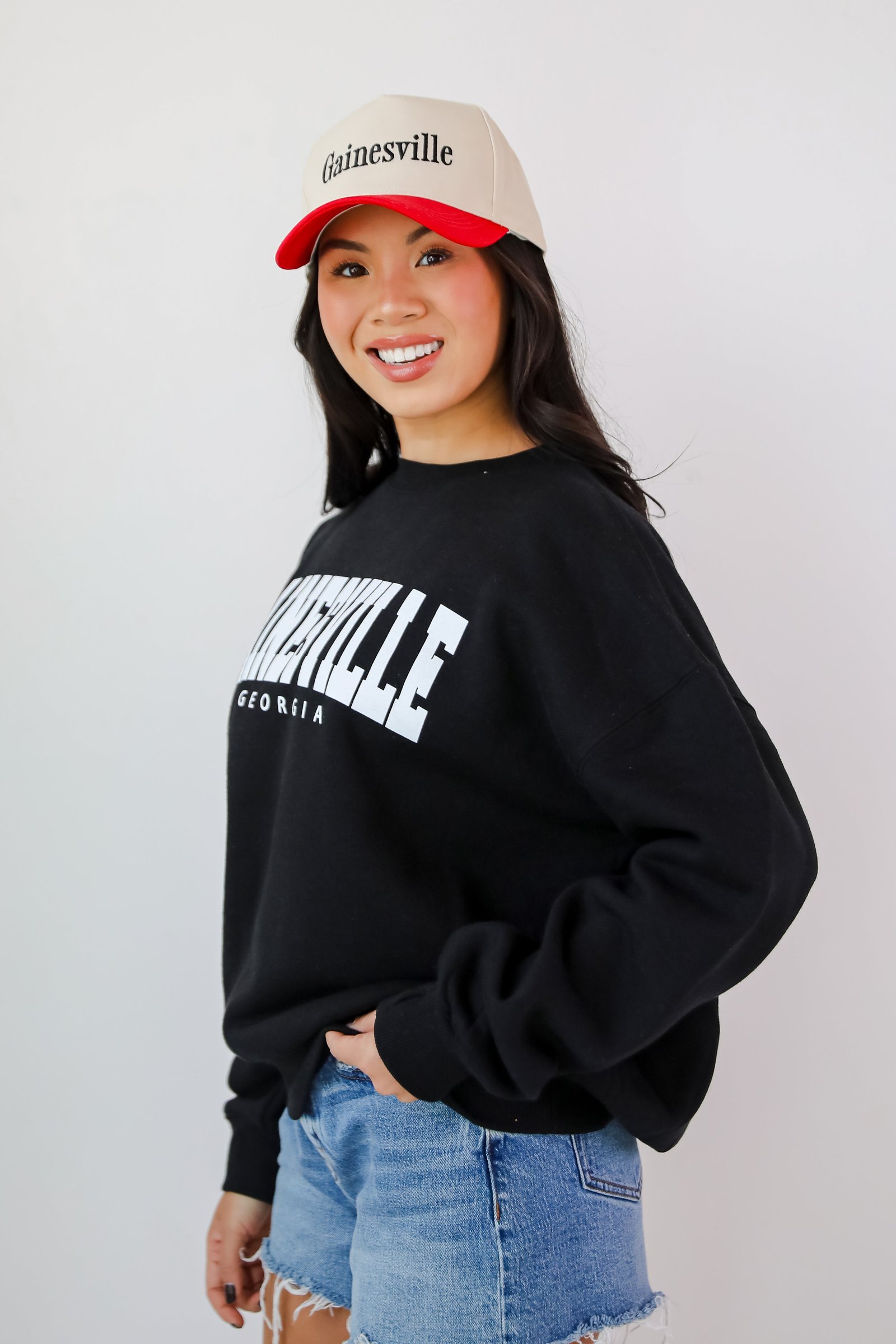 Black Gainesville Georgia Sweatshirt PL20